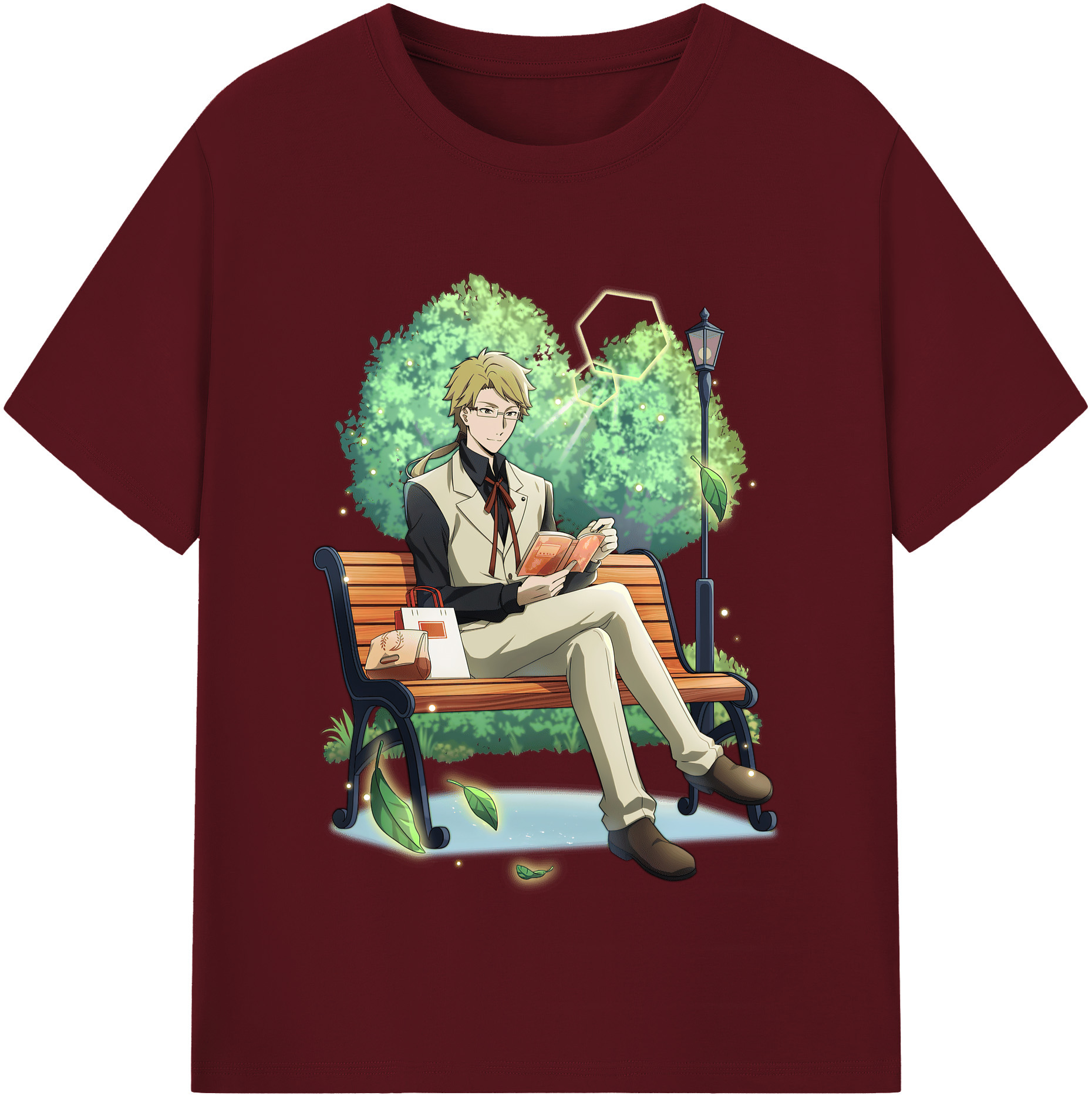 （画像用） 文豪ストレイドッグス Bungo Stray Dogs 綿100％半袖Tシャツ（フロントプリント）